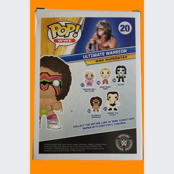 🔥NIP/WWE ~POP  "ULTIMATE WARRIOR" - Picture 2 of 3
